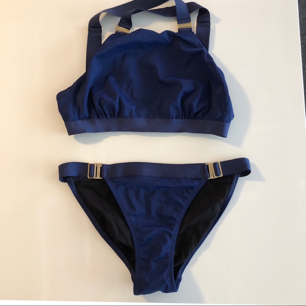 Hollie Watman Navy Blue Bikini Set